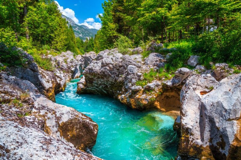 From Ljubljana: Guided Day Tour to Soča and Kranjska Gora - Vršič Pass and Lake Jasna