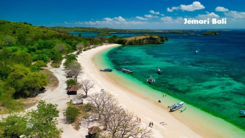 From Lombok: Full Day Tour 3 Pink Beach and 3 Gili - Snorkeling Equipment Provided