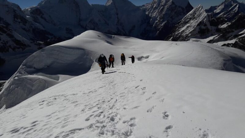 From Lukla: Lobuche East Peak (6,119m) Climbing - Climbing Details