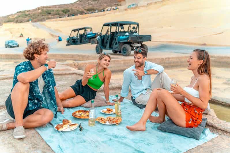 From Malta: Sunset Buggy Tour With Blue Lagoon Swimming Stop - Transportation and Accessibility
