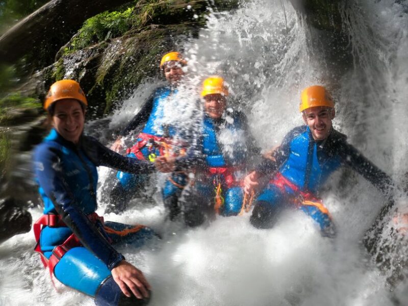 From Marbella: Canyoning Guided Tour at Sima Del Diablo - Highlights of the Canyoning Experience