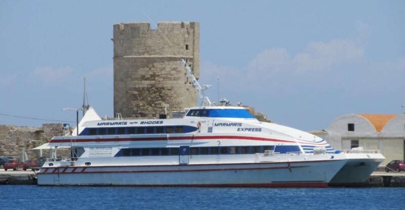 From Marmaris: Independent Day Trip to Rhodes by Catamaran - Whats Included