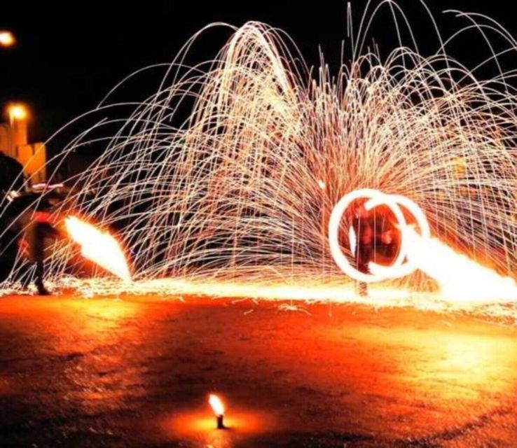 From Marrakch Agafay Desert Night Show With Dinner Camel Rid - Key Points