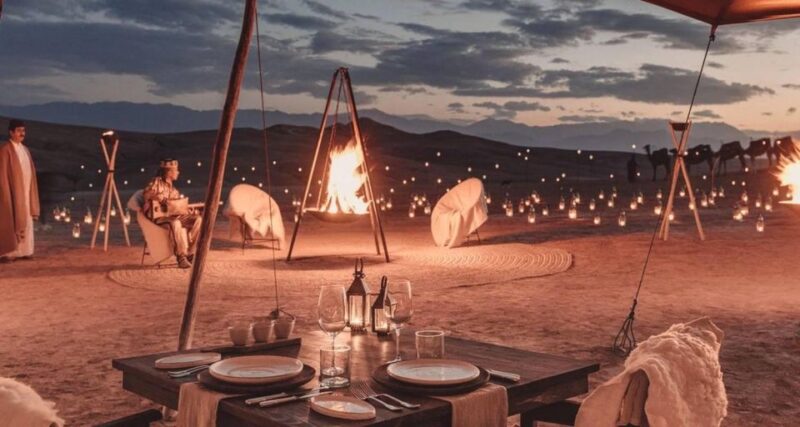 From Marrakch Agafay Desert Night Show With Dinner Camel Rid - Inclusions and Recommendations