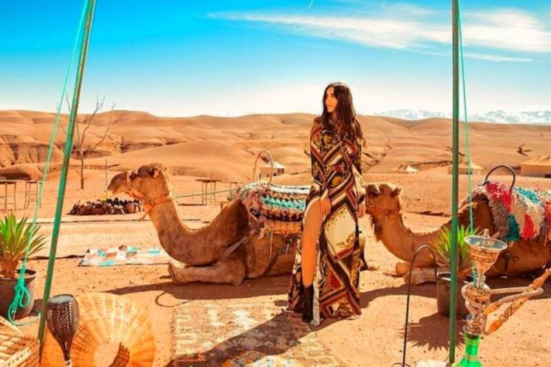From Marrakech: Agafay Desert Camp Pool, Camel Ride, & Lunch - Optional Camel and Quad Rides