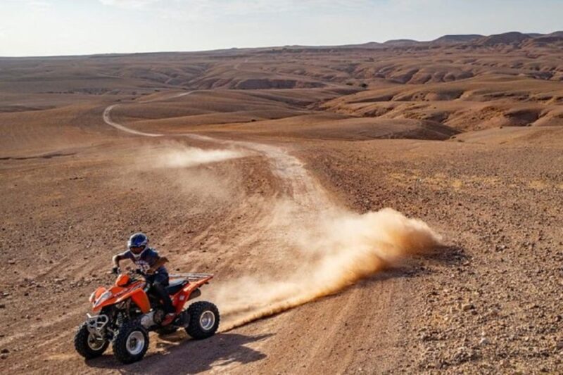 From Marrakech: Agafay Desert Quad Biking With Dinner & Show - Itinerary