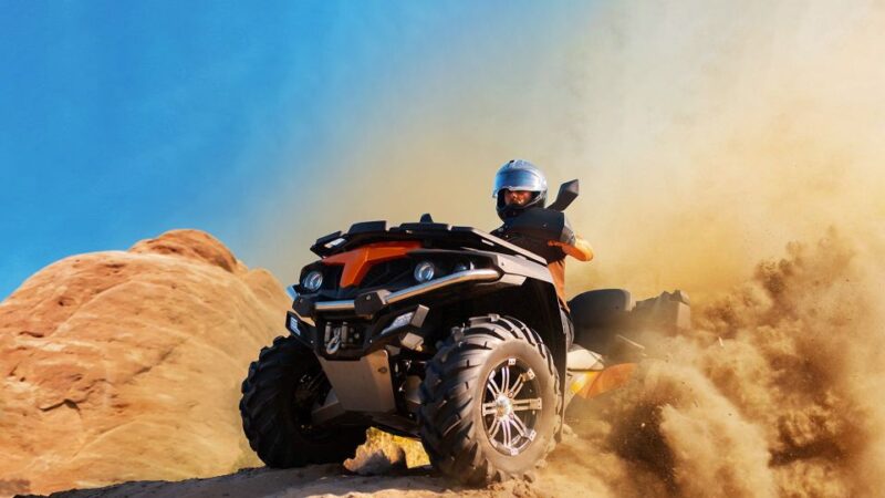 From Marrakech: Agafay Desert Sunset, Quad Biking, & Dinner - Dining Experience
