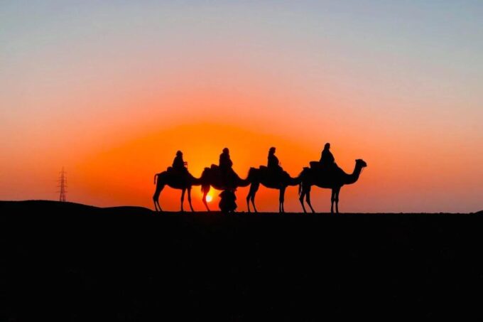 From Marrakech Agafay Pro Pack Sunset Camel Ride & Dinner - Transportation and Refreshments