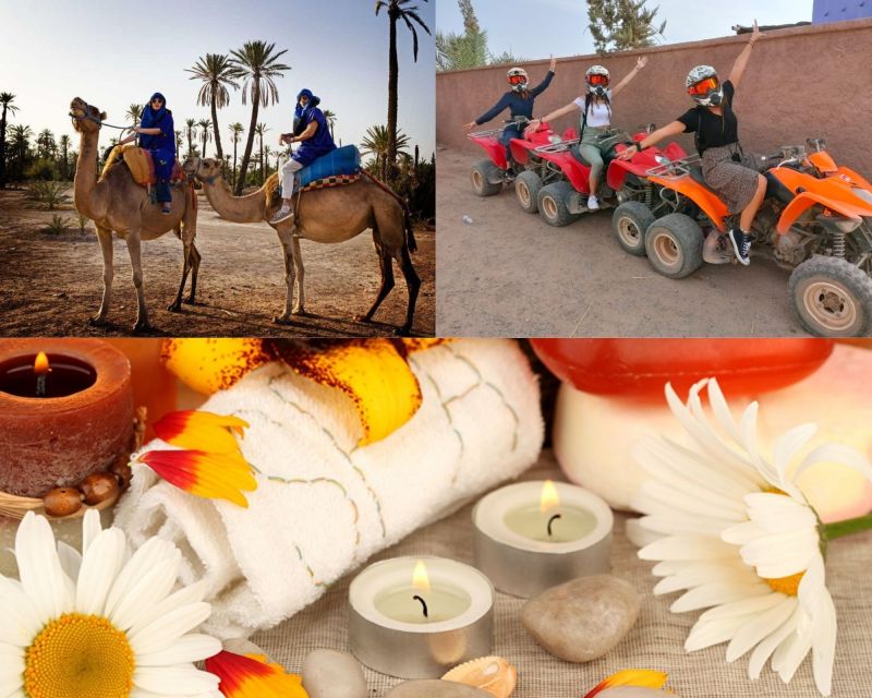 From Marrakech: Camel Ride, Quad Bike & Spa Full-Day Trip - Inclusions