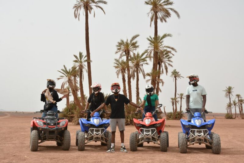 From Marrakech: Desert Sunset Quad Tour and Camel Ride - Itinerary