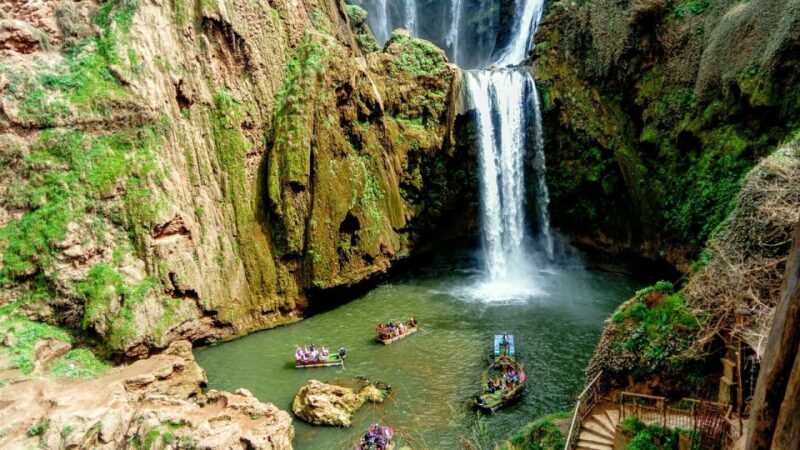 From Marrakech: Guided Trip to Ouzoud Waterfalls & Boat Ride - Pickup and Experiences