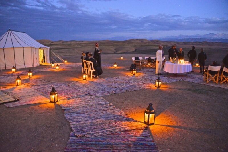 From Marrakech : Magical Dinner in Agafay Desert Wit Camel - Key Points