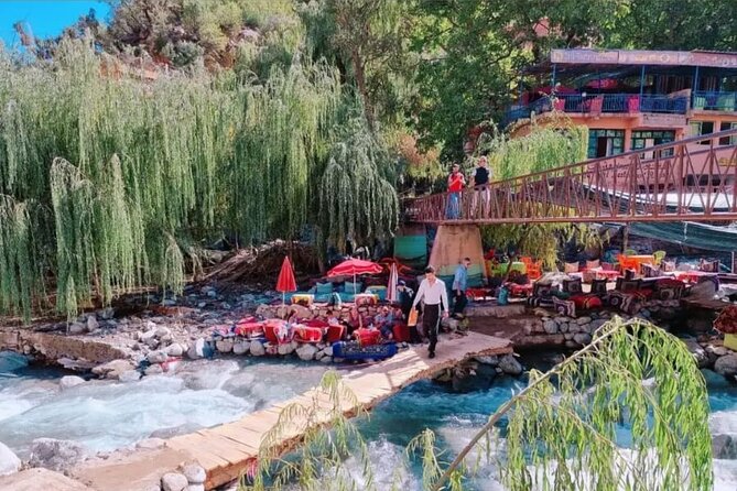 From Marrakech: Ourika Valley, Atlas, Waterfalls & Guide - Itinerary at a Glance