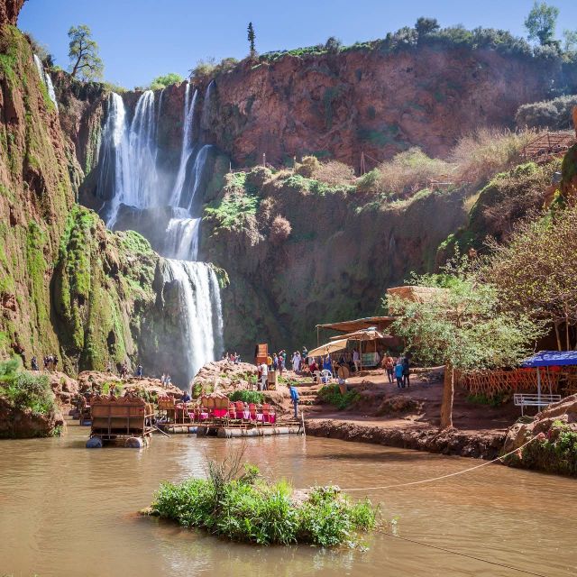 From Marrakech: Ouzoud Waterfalls Guided Hike and Boat Tour - Transportation and Group Information