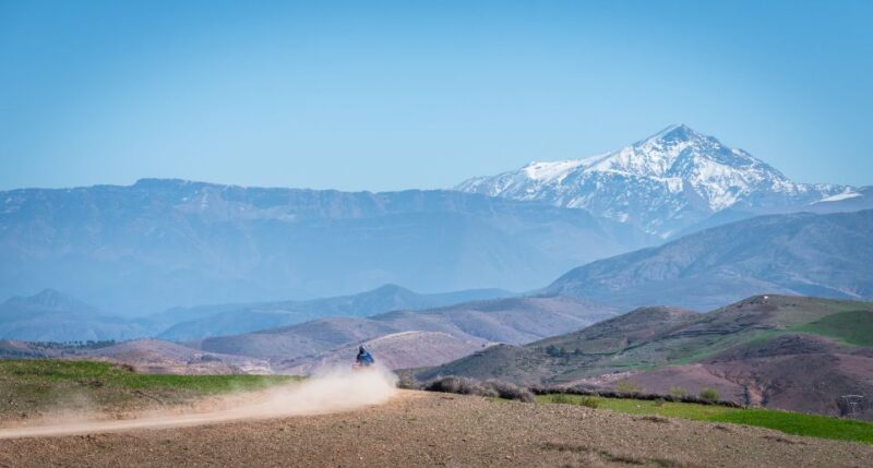 From Marrakech: Premium Agafay Desert Half-Day Quad Biking - Desert Scenery and Activities