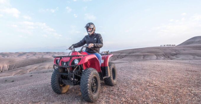 From Marrakech: Premium Agafay Desert Half-Day Quad Biking - Refreshments Provided