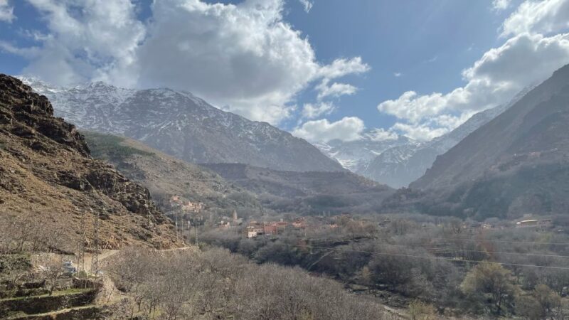 From Marrakesh: Day Trip to Atlas Mountains & Agafay Desert - Pickup and Departure