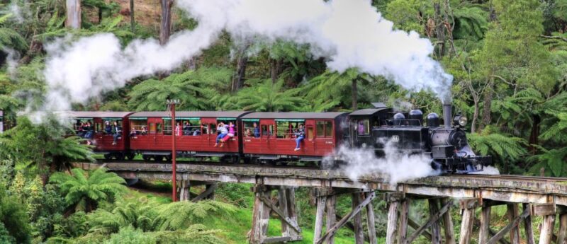 From Melbourne: Puffing Billy and Penguin Parade Combo Tour - Departure and Itinerary