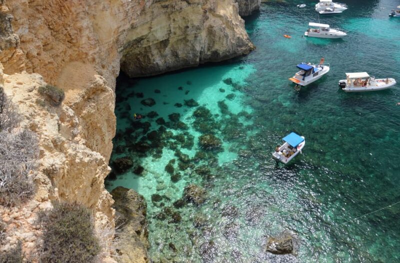 From Mellieha: Round Comino Cruise With Wine and Water - Scenic Highlights