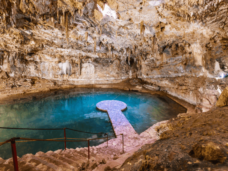 From Merida: Cenote Suytun, Cenote Oxman & Valladolid Tour - Cenote Suytun Highlights