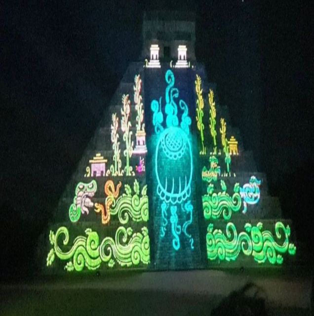 From Merida: Private Chichen Itza Video Mapping - Pickup and Arrival Protocol