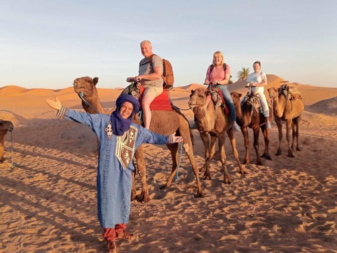 From Merzouga: Overnight Camel Trek Over Erg Chebbi Dunes - Transportation