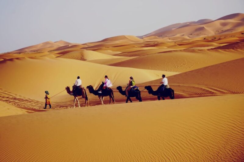 From Merzouga:Desert Overnight in Heated Tent and Camel Ride - Meeting Point and Language Options