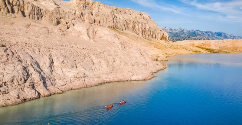From Metajna/Novalja: Pag Bay Guided Sea Kayaking Tour - Itinerary Highlights
