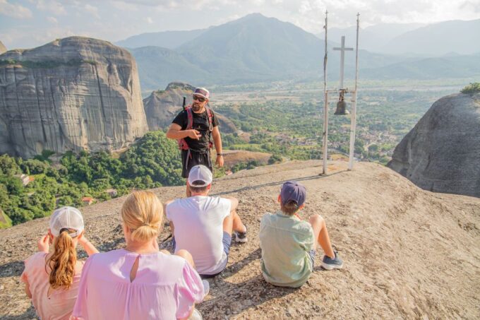 From Meteora: Hidden Hermit Caves Sunset Hiking Tour - Tour Itinerary
