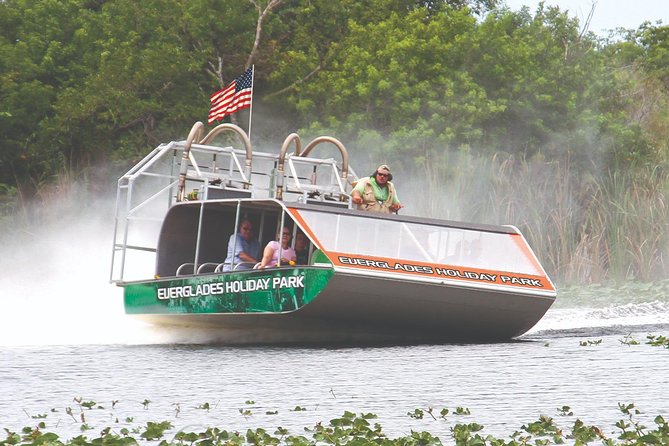 From Miami: Everglades Airboat, Wildlife Show, and Roundtrip Bus - Pickup Locations and Times