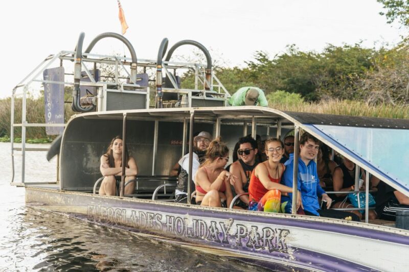 From Miami: Everglades Airboat, Wildlife Show & Bus Transfer - Airboat Ride Experience