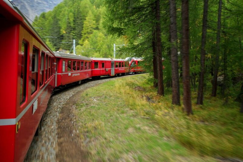 From Milan: Bernina and St. Moritz Day Tour by Scenic Train - Scenic Railway Journey