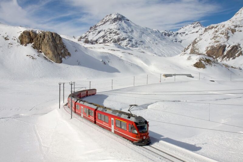 From Milan: Bernina Train and St. Moritz Day Trip - Travel by Bus to Tirano