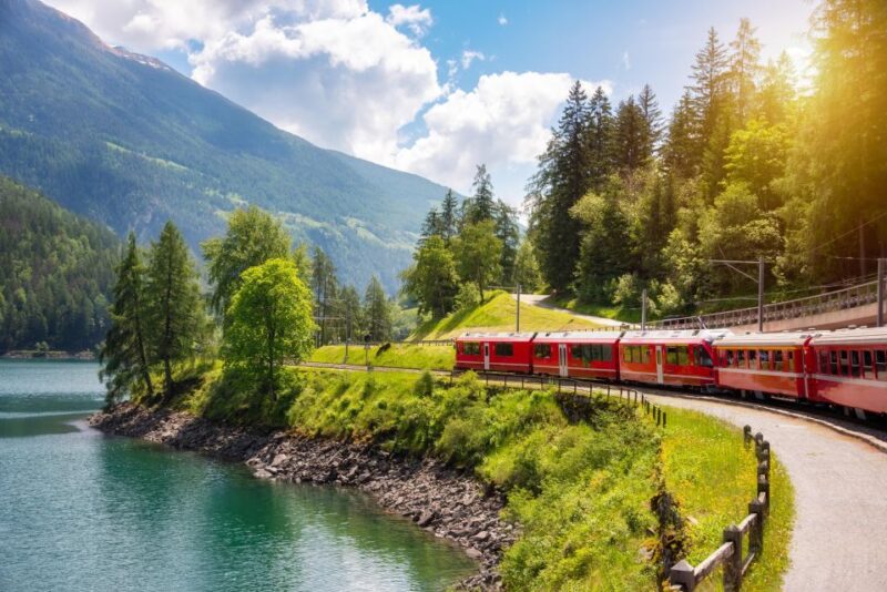 From Milan: St Moritz & Alps Day Trip With Bernina Red Train - Journey to Bernina Pass