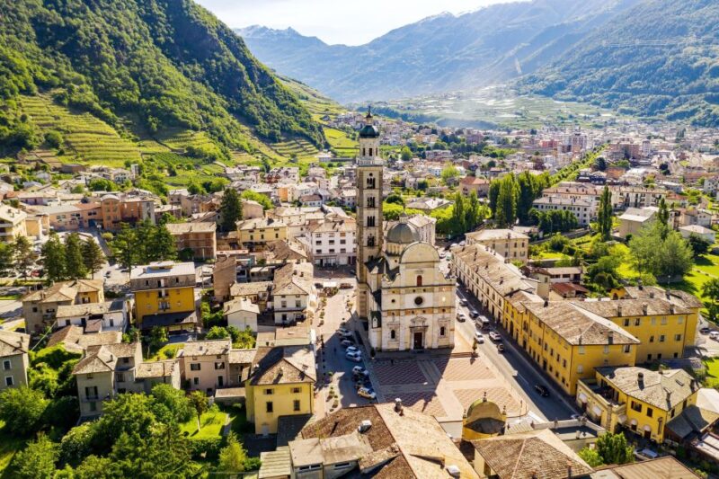 From Milan: St Moritz & Alps Day Trip With Bernina Red Train - Visit to Tirano