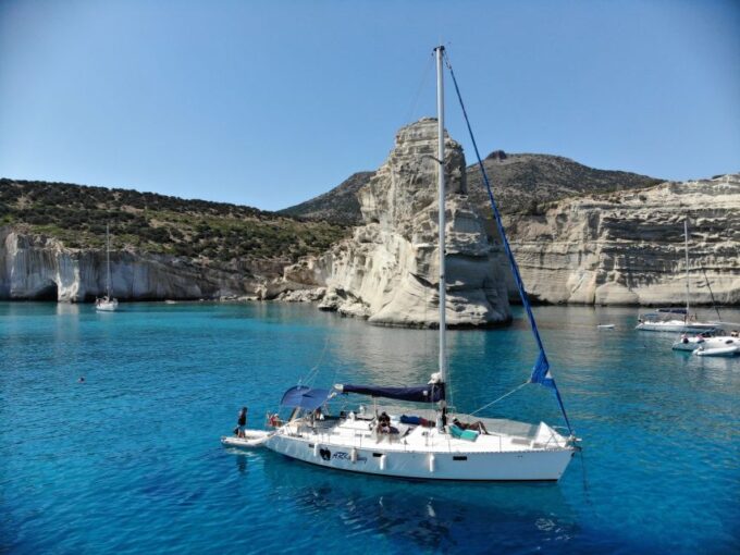 From Milos: Guided Day Cruise to Kleftiko With Lunch - Pickup and Itinerary Modifications