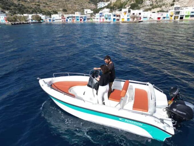 From Milos: Rent a Boat to Kleftiko (No License Required) - Navigating the Waters