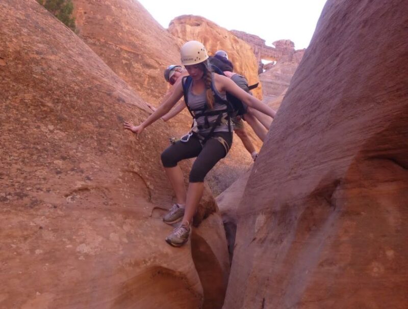 From Moab: Rock of Ages Moderate Rappelling Obstacle Course - 5-Mile Trail Through Pritchett Canyon
