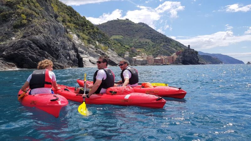 From Monterosso to Vernazza: Guided Cinque Terre Kayak Tour - Tour Duration and Pricing