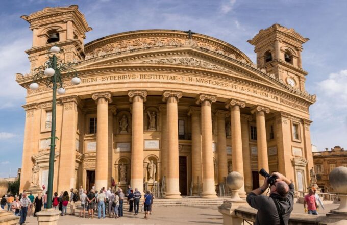 From Mosta: City Highlights Tour of Mosta With Buffet Lunch - Meeting Point and Cancellation Policy