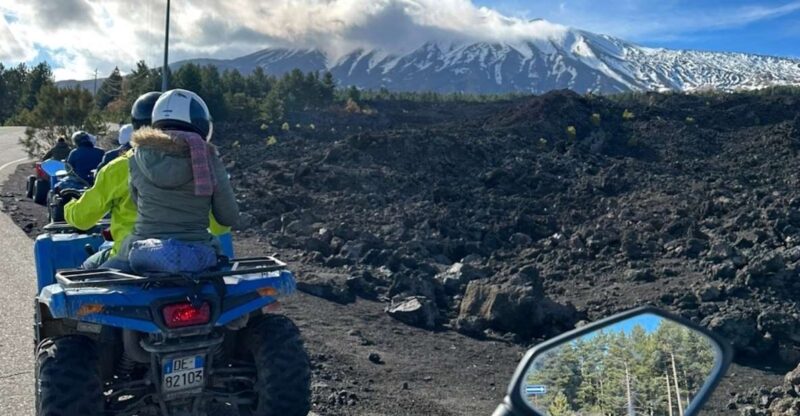 From Motta Camastra: Mount Etna & Alcantara Gorges Quad Tour - Activity Highlights