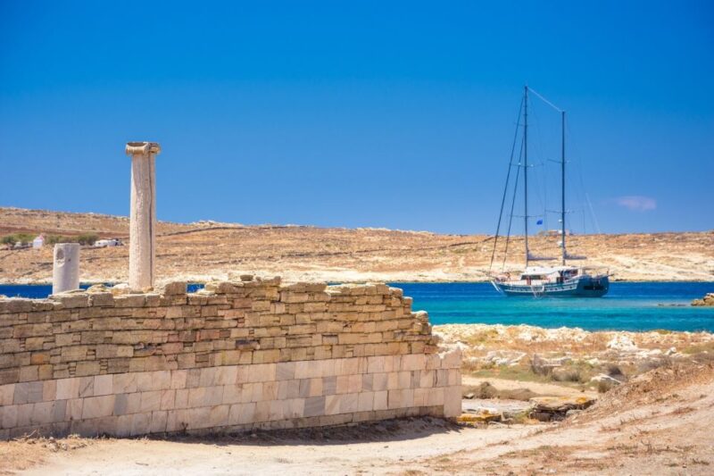 From Mykonos: 3-Hour Sunset Cruise to Delos Island - Transportation Options