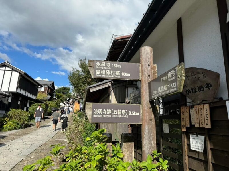From Nagoya: Inuyama Castle, Ena Gorge, Magome, Tsumago Tour - Tsumago-juku