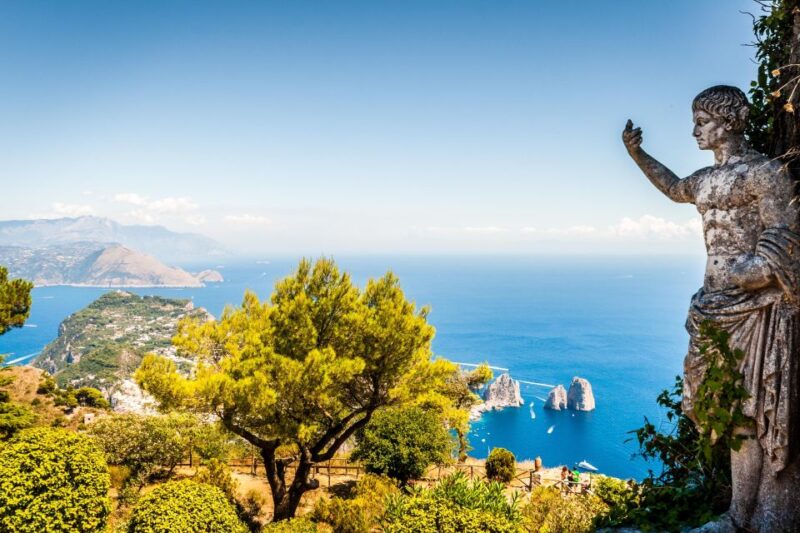 From Naples: Guided Capri Day Trip With Grottos Boat Tour - Key Points