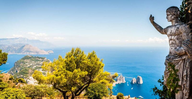 From Naples: Guided Capri Day Trip With Grottos Boat Tour - Itinerary Highlights