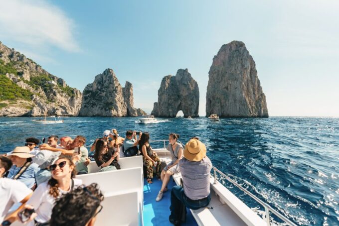From Naples: Gulf of Naples & Capri Sightseeing Boat Tour - Boat Cruise to Capri