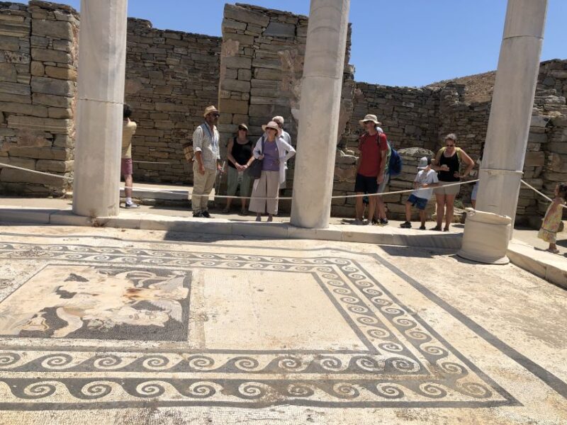 From Naxos: Delos and Mykonos Day Trip With Licensed Guide - Temples and Marble Lions