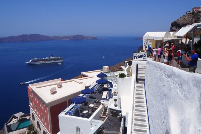 From Naxos: Full-Day Boat Trip to Santorini - Wandering Through the Capital Fira
