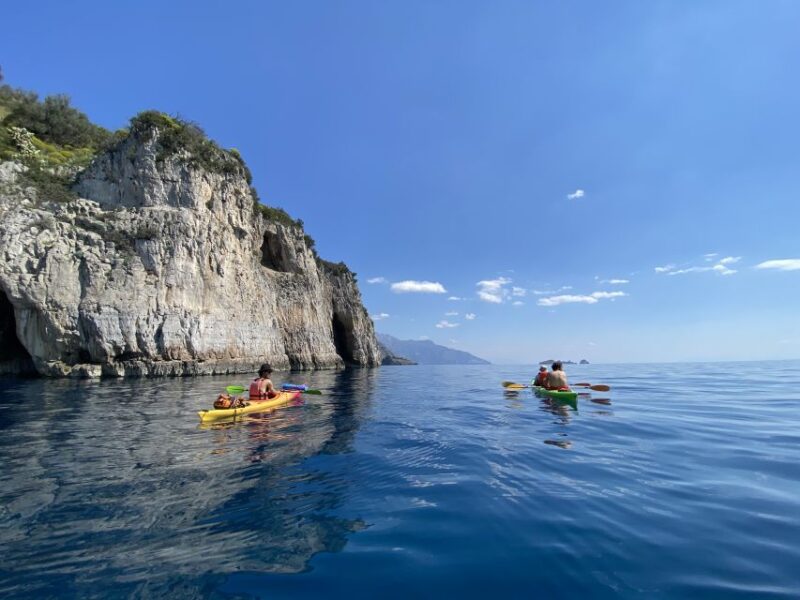 From Nerano: Sorrento Coast to Crapolla Fjord Kayak Tour - Itinerary Details