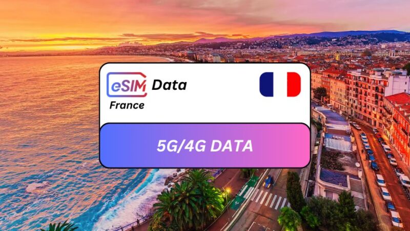 From Nice: France Esim Roaming Data Plan - Booking Information and Benefits